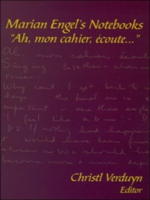 cover image of Marian Engel's Notebooks